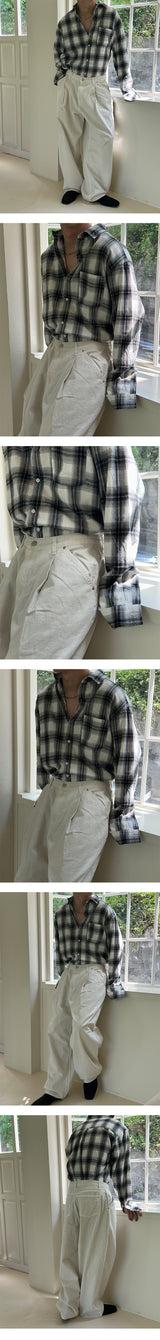 [F/W] Tail check overfit shirts (2color)