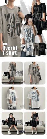 Dust over fit Short-sleeved T-shirt