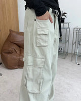 テルンポケットウォッシュ加工カーゴパンツ