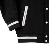 ユニバーシティフェルトバイザリージャケット - ブラック