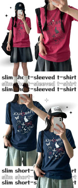 チュチュイラストレーティド半袖Tシャツ