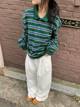 スラブピンタックワイドジーンズ (3C)