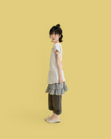 コージーボタンロールアップパンツ (2 color)