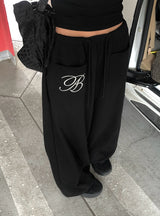26SS★ [MADE] Kirin am Lettering String Wide Training Pants