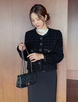 Essian Round Surgical  Tweed Jacket (Corsage Set)