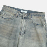 ASCLO Oil Washing Denim Pants