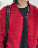 ラッフィブラッシュクロップカーディガン