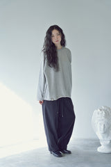 2-LAYER MICRO FLEECE SWEAT PANTS (Black)