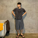 Veloa ribbed henley neck knit (4color)