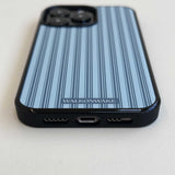 [Magsafe glass]ストライプケース(green)
