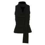 Blissing Scarf Sleeveless T-shirt