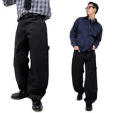 Semi-Wide Patch Carpenter Pants