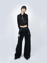 マルチパスカーゴパンツ (Black)