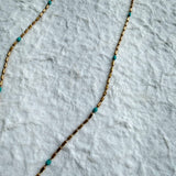 Blue Crest Pendant Necklace
