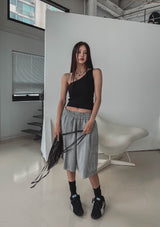 Bibi Unbalanced ribbed sleeveless