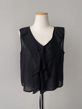 Ollie Frill Sleeveless Blouse