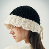 プードルバケットハット (Black & Ivory)