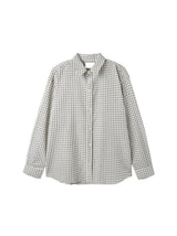 ASCLO シアーサッカークールチェックシャツ (4color)