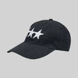 SSスターウォッシュドボールキャップ (BLACK)
