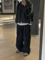  Level Tteokbokki Knit Hooded Cardigan