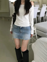 Denim Skirt Pants (one color)