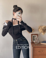 【MADE】Off shoulder blouse
