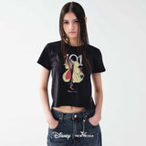 DISNEY 101 CRUELLA CROP TOP_WHITE