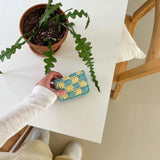 LEMON SODA CHECKERBOARD WALLET