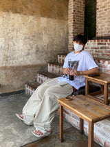 Coz One-Tuck Curved Pants 3C
