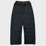 CARROT PANTS IN DARK GREY