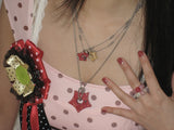 gleaming star berry pendant [red]