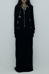 [MADE] Diagonal Cuffs Zip-up 001