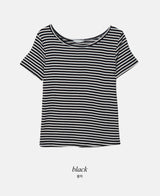 デイリーボーダーショートスリーブTシャツ(3color)
