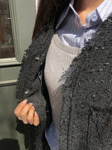 Getty Fake Layered Layered Color Matching Bustier Shirt