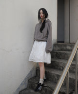 waffle hood zip-up