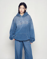 25FW DENIM EFFECT ZURRY LONG PANTS NAVY