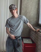 Layden Ribbed Cut-out Short Sleeve T-shirt