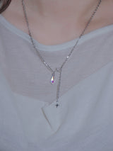 crystal mood necklace