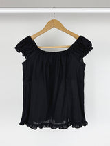 TEXTURE PUFF BLOUSE (3C)