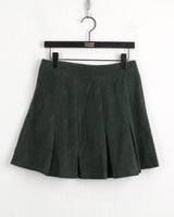 Belan golden pleated mini skirt