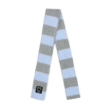 [FANCY X DUSTY] ハグストライプファーマフラー (BLUE-GRAY) F25NM1010