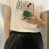 3d クローバーiphoneハードケース
