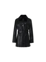 Reversible leather mustang (Black)