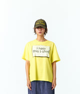アイヘイトディスTシャツ (YELLOW)