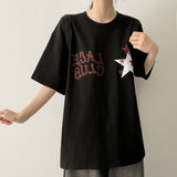 Club-ray oversized fit short-sleeved T-shirt