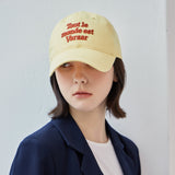 TMV レタリングボールキャップ / Twill Yellow