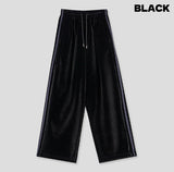 Embler Velvet Track Wide Pants