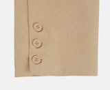 THREE BUTTON BLAZER (BEIGE)