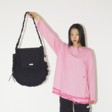 Venti Oversized Ruffle Cross Bag