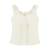Frillet Denim Ruffle Blouse 231661012